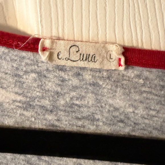 Star Print Tank with Sequin Flag Pocket - Picture 2 of 3